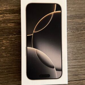 Authentic iPhone 16 Pro box – no phone or accessories included